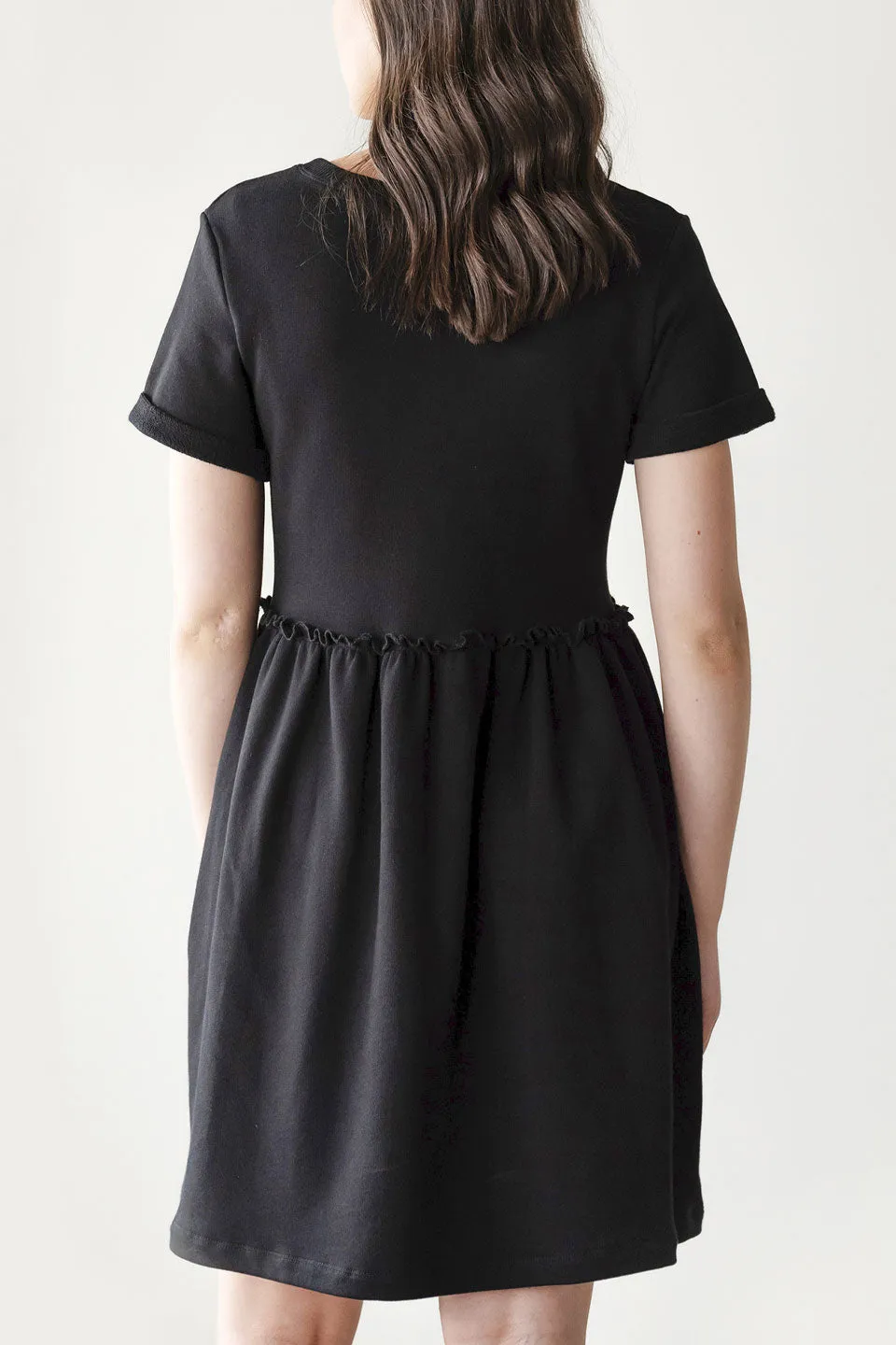 Translate Black SS Black Shift Dress