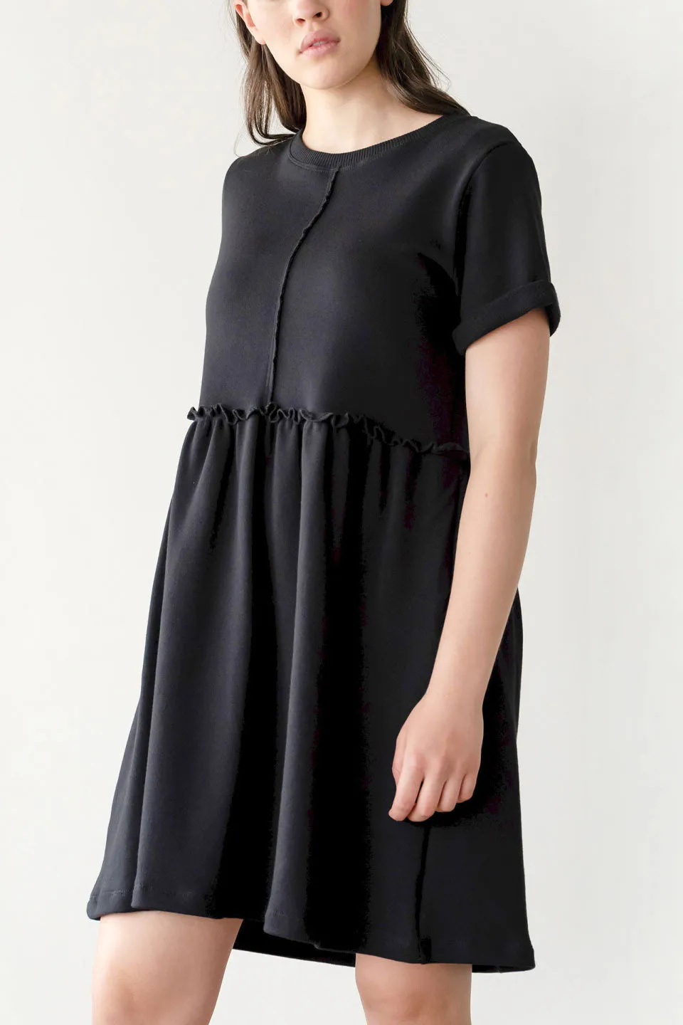 Translate Black SS Black Shift Dress