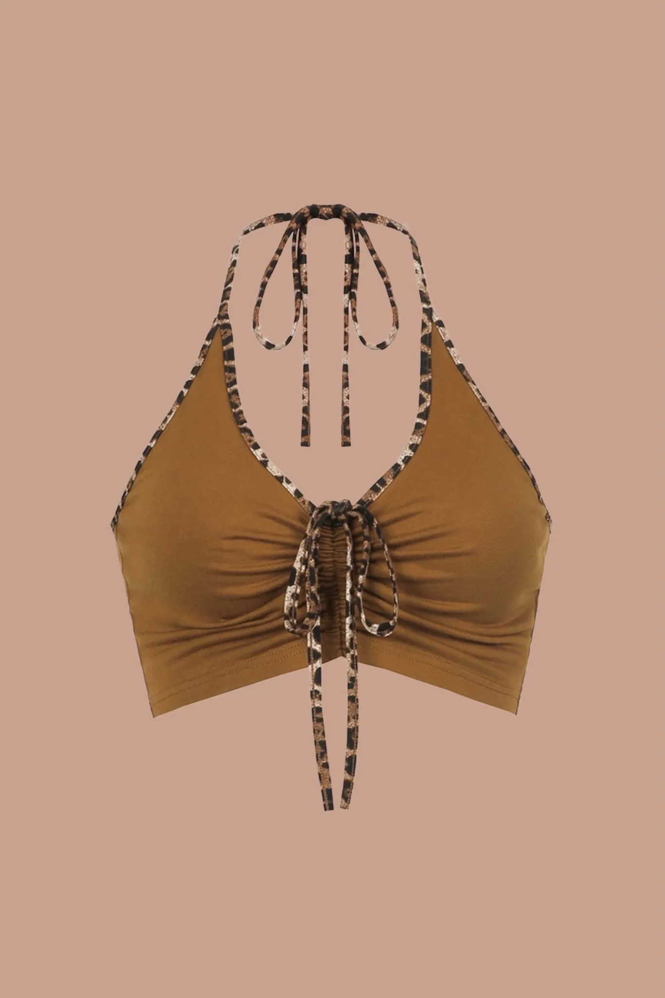 Wild girl halter top